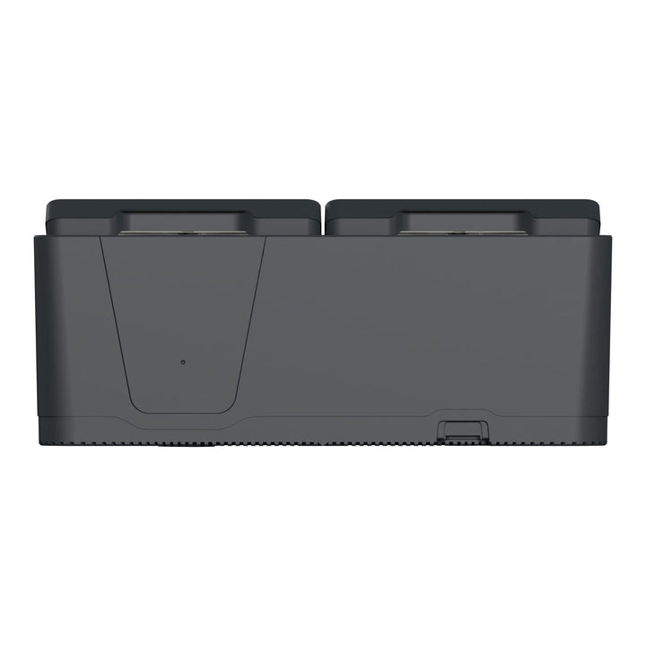 Mureva Styl – Doppel-PC 2P+T Schuko Vorverdrahtet, Horiz – Aufputz – IP55 IK08 – Grau