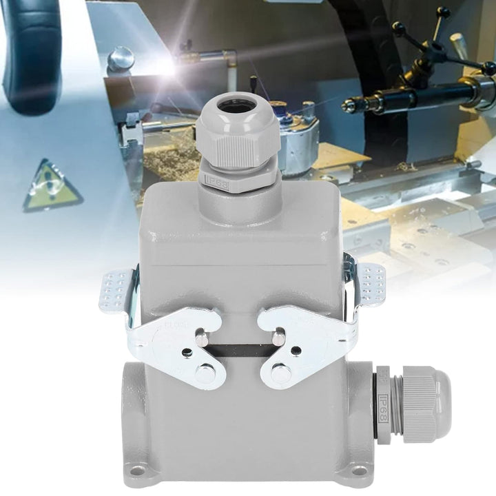 Rechteckiger Hochleistungsstecker,Wasserdichte Industriestecker,Rostfreie Schraubverbindung,16 A,500