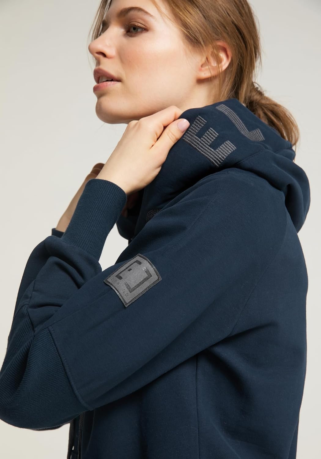 Elbsand Kelda Damen Sweatjacke mit Kapuze, Zip-Jacke, Reissverschluss, XS Coldwater