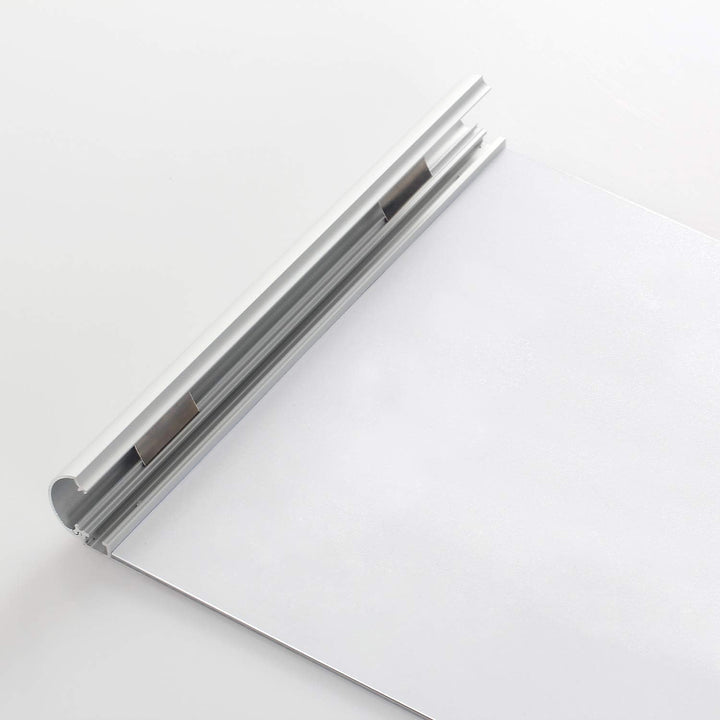 TUKA-i-AKUT 5st. Büro Türschild A4, Aluminium und Klare Abdeckung, Büroschild zum selbst beschriften