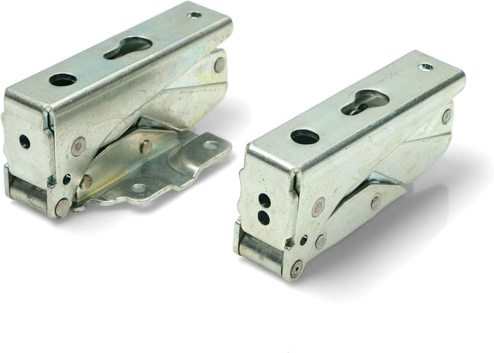 daniplus Scharnier Set Türscharnier oben + unten kompatibel zu Bauknecht Whirlpool Kühlschrank, Gefr