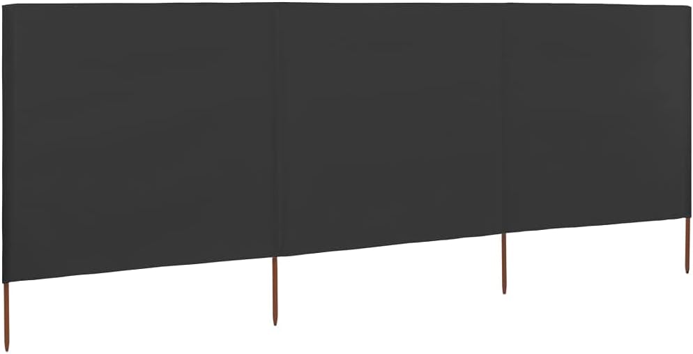 Myheimly Windschutzgewebe,Windschutz Sichtschutz Balkon,Sichtschutzzaun Anthrazit,400 x 160 cm 400 x