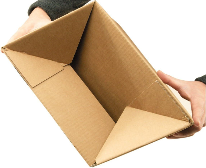 progressPACK Fix-Aufrichtekarton Premium PP K14.04-0 aus Wellpappe, DIN A4, 305 x 230 x 70-160 mm, 1