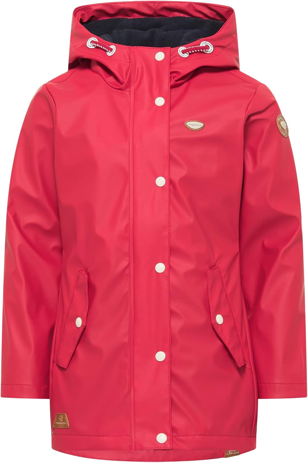 Ragwear Marjanka Mädchen Jacke Regenjacke Übergangsjacke Kinder Regenmantel Mantel Coat 128 Rot, 128