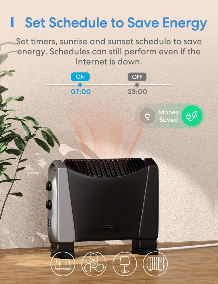 Meross WLAN Schalter funktioniert mit Apple HomeKit, Smart Switch Fernbedienung mit Sprachsteuerung
