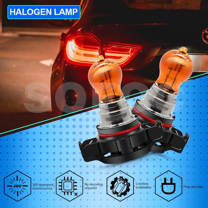 SOFOC-PS19W PG20-1 Automobil Tagfahrlicht Nebelscheinwerfer Blinker Standlicht Ersatz 12V 19W Bernst