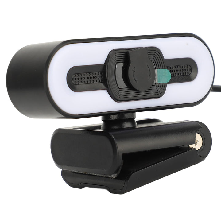 4K-Webcam, Integriertes Mikrofon, Superhelles Fülllicht, Auto Beauty USB-PC-Kamera für Laptop-Comput