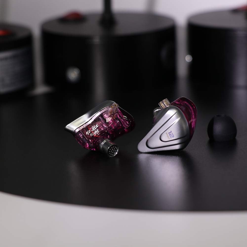 LINSOUL KZ ZSX 5BA+1DD 6 Treiber Hybrid In-Ear HiFi-Kopfhörer mit zinklegierter Frontplatte und 0,75