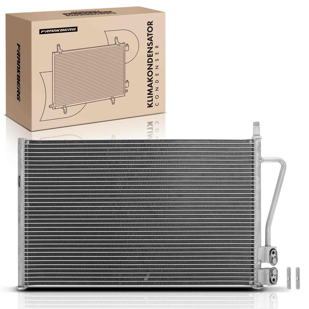 Frankberg Kondensator Klimaanlage Kompatibel mit 2 DY 1.2L-1.6L 2003-2007 Fiesta V 1.2L-2.0L 2001-20