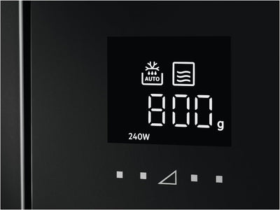 AEG MBB1756SEM 60cm Einbau-Mikrowelle / Touch-Bedienung / Display mit Uhr ohne Grill 596 mm / 800 Wa