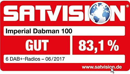 Imperial DABMAN 100 DAB+ und UKW Radio, Farbe:schwarz schwarz Single, schwarz Single