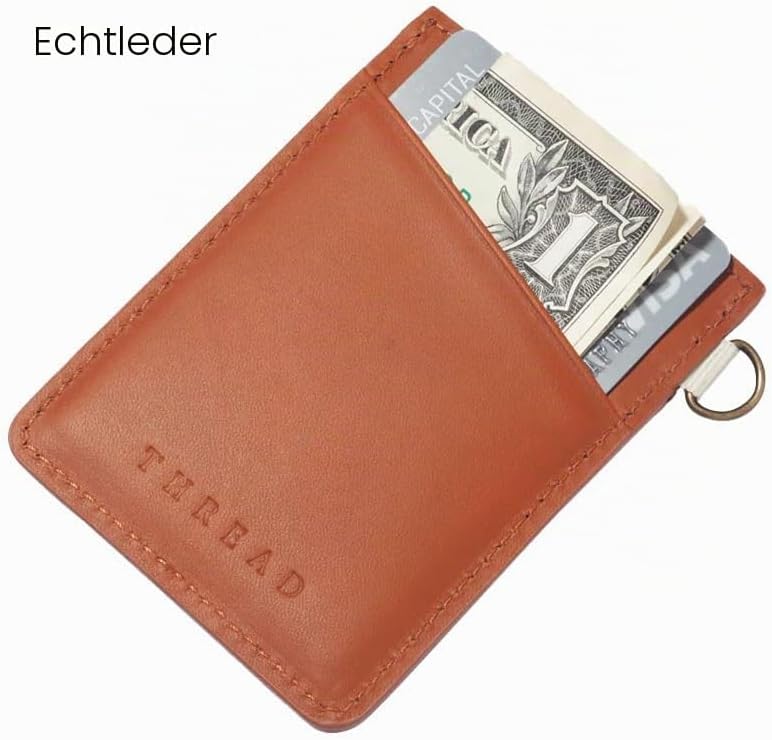 Thread Wallets - Slim Minimalist Wallet - Vertical Card Holder Einheitsgrösse Fine Line, Einheitsgr&