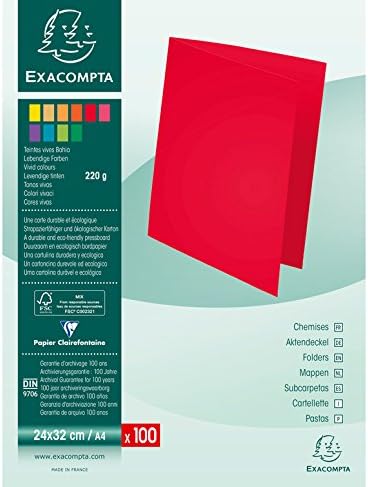 EXACOMPTA Aktendeckel ROCK´S, DIN A4, weiss 3295190105209 Blanc, Blanc