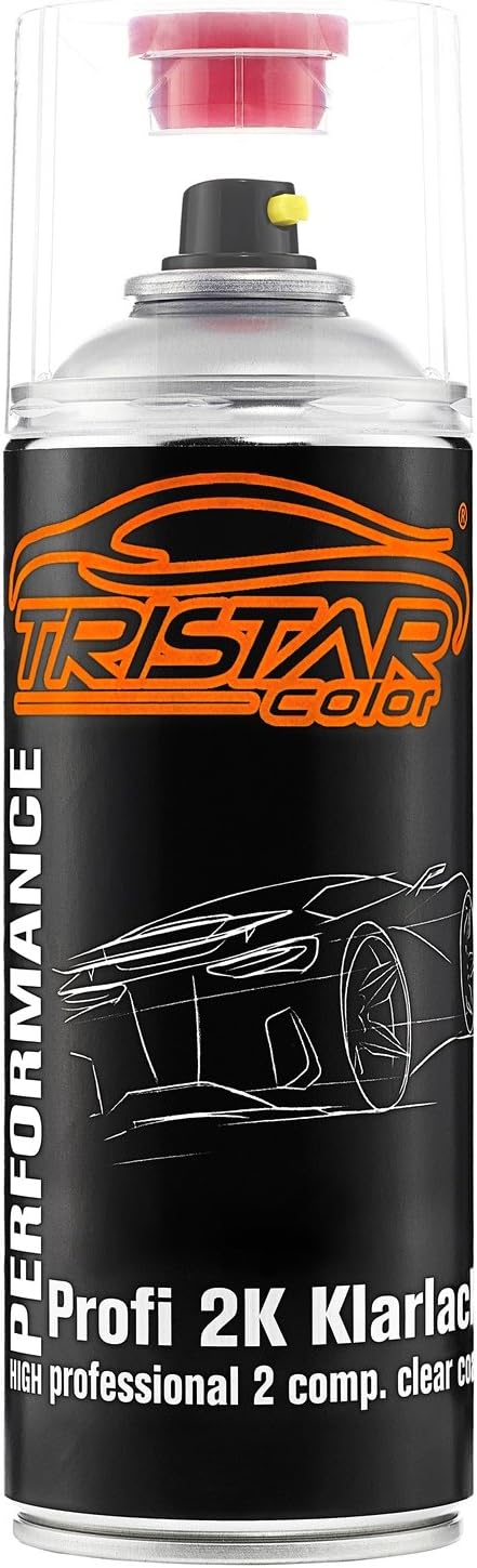 TRISTARcolor Autolack 2K Spraydosen Set für VW/Volkswagen LY7C Nardograu Basislack 2 Komponenten Kla