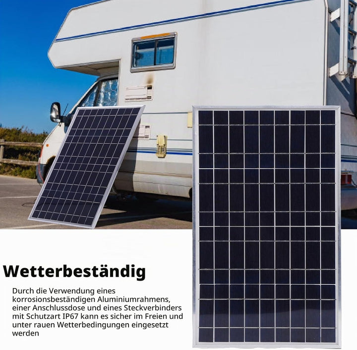 Topiky 100W Solar Panel Controller Kit, Solarmodule 10A Bis 50A Solar Ladelegierung, Batterieverwalt