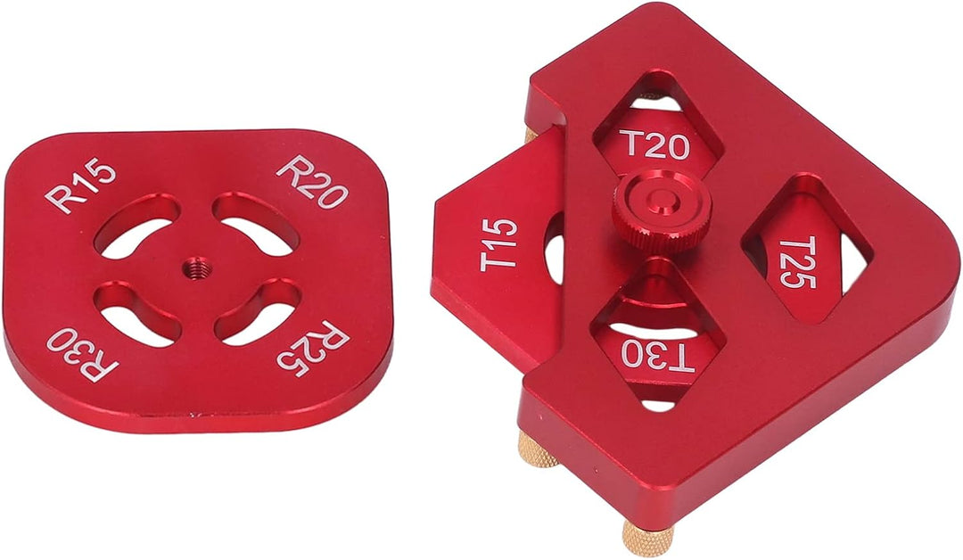 Frässchablone aus Aluminiumlegierung, Runde Ecke, Radius, Jig-Werkzeug-Set, Holzbearbeitungs-Fase, F