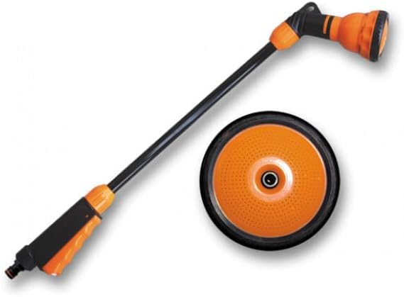 Handbrause Giessstab 4 Funktionen 66cm, Brause Garten