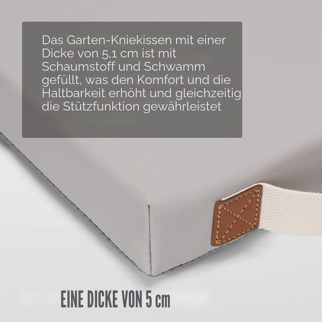 HappyPicnic Knieschoner, 5,1 cm dick, wasserdicht, Schaumstoff-Kniematten, Kissen für Garten, Hof, A