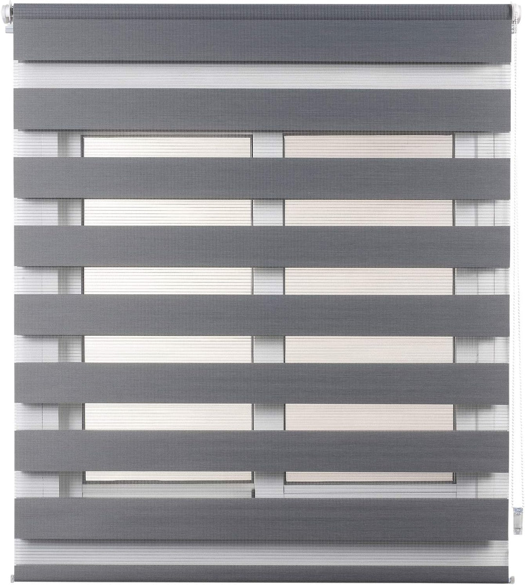 STORESDECO Doppelrollo Klemmfix ohne Bohren. Klemmrollo Einfache Montage, Zebra Rollo lichtdurchläss