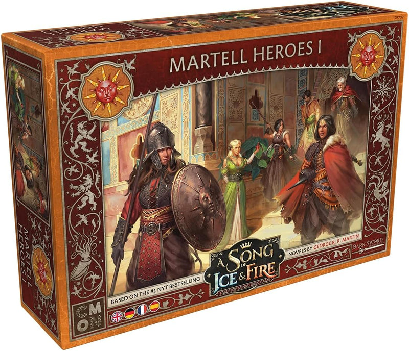 CMON | A Song of Ice & Fire – Helden von Haus Martell I | Erweiterung | Tabletop | 2 Spieler | Ab 14