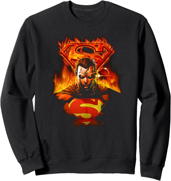 Superman Man on Fire Sweatshirt