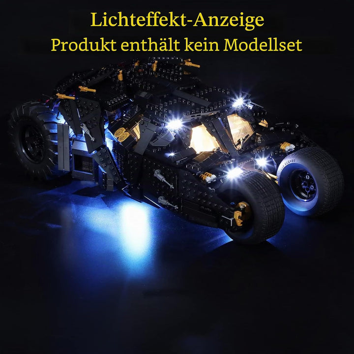 GEAMENT Licht-Set Kompatibel mit Lego DC Universe Super Heroes (Batman Batmobile Tumbler) - Beleucht