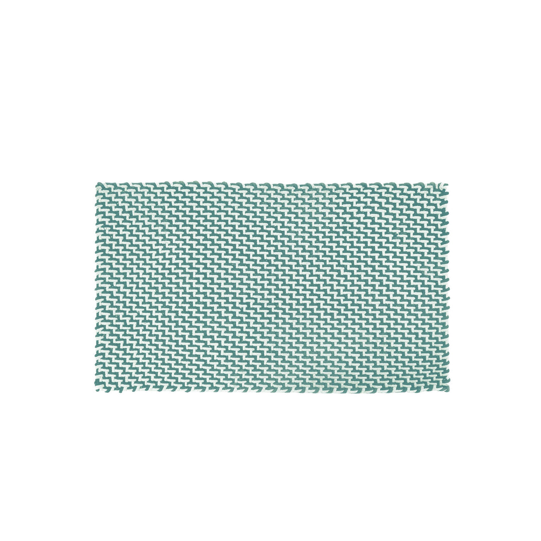 pad - Fussmatte - Fussabtreter - Pool - in/Outdoor - Opal/White - grün/weiss - 52 x 72 cm