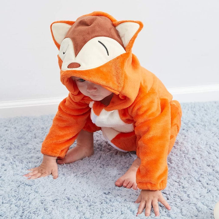 Unisex Winter-Overall mit Kapuze für Babys 2-36 Monate 2-5 Monate Fuchs, 2-5 Monate Fuchs