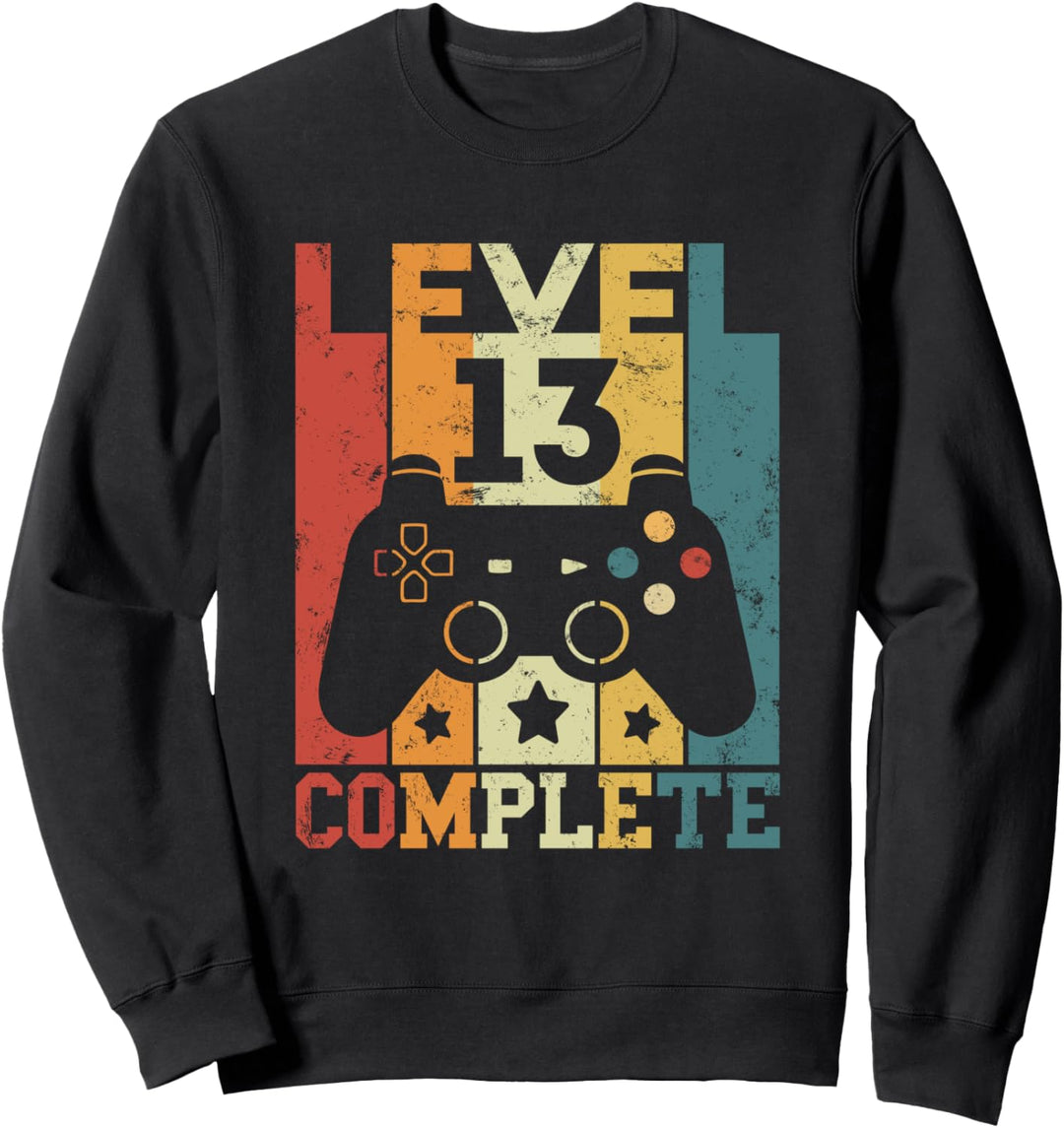 2011 Geboren 13 Geburtstag Gamer Junge Mädchen Jahrgang 2011 Sweatshirt