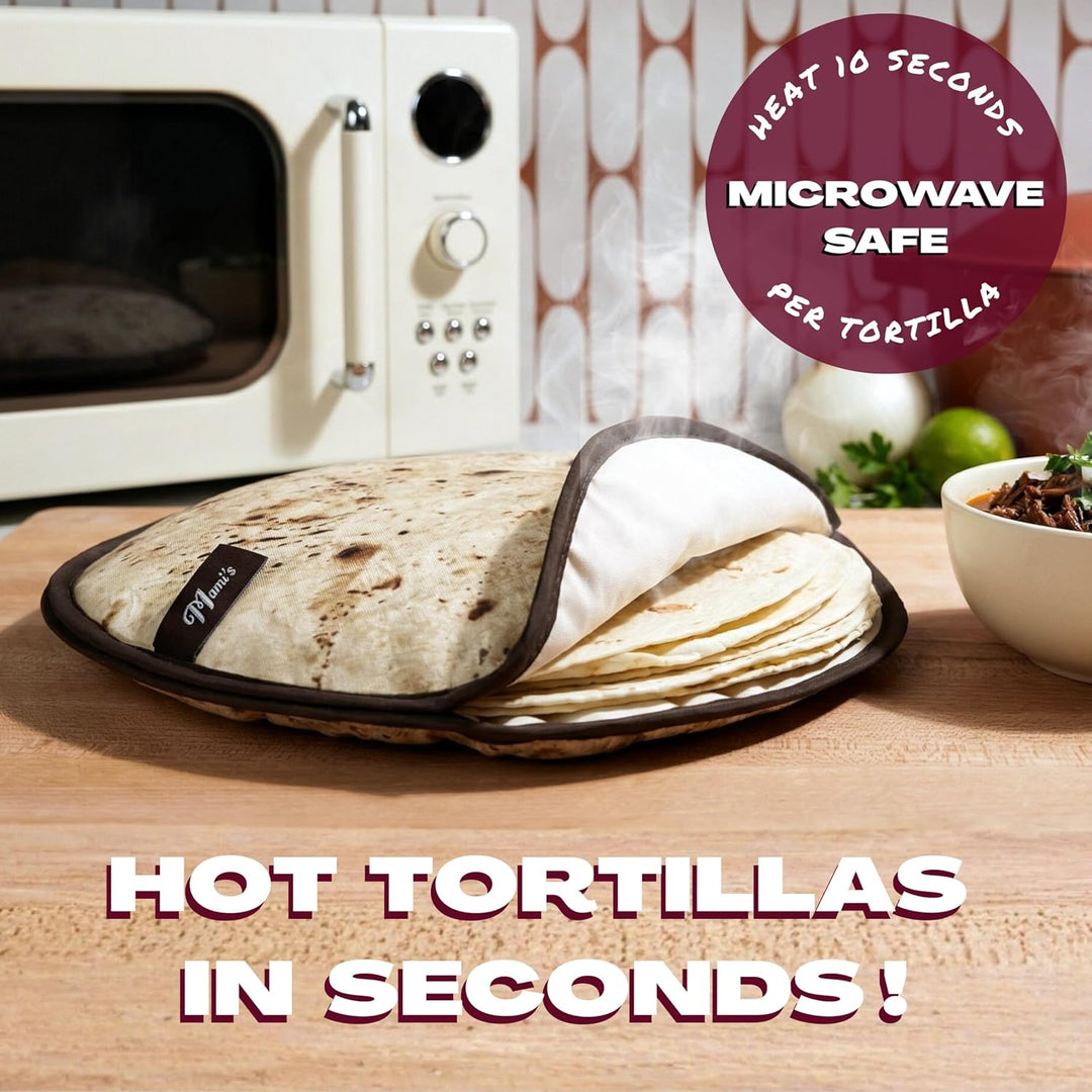 Mami's 30.5 cm Tortilla-Wärmer,Original-Mehlschildkröten-Design,Premium-Qualität,thermisch isoliert,