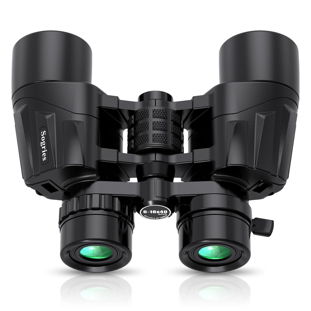 Fernglas mit 6-16 x 40 Zoom für Erwachsene, leistungsstarkes Militär-Fernglas für Vogelbeobachtung,