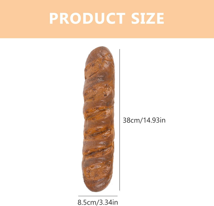 VOSAREA 1 Stück Künstliches Brot, Künstliche Lebensmittel Dekoration, Brot Modell Bäckerei Realistis
