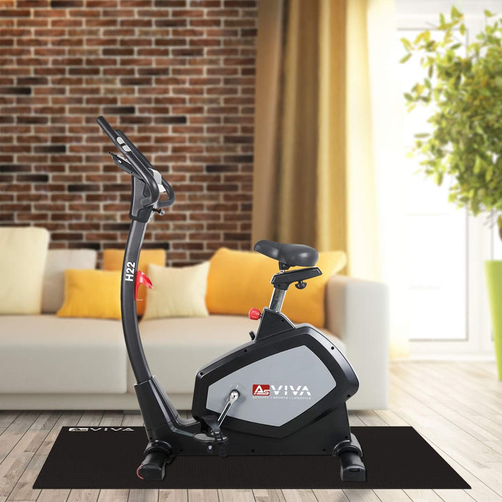 AsVIVA Bodenschutzmatte UM2-136x67 cm - Fitnessmatte für Yoga & Bauchmuskeltraining - Unterlegmatte