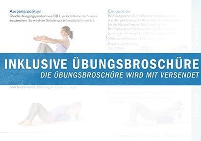 Original Pezzi® Mini Eggball® Gymnastik Ball Yoga Pilates Ball Übungsball MAXAFE (Anthrazit) Partner