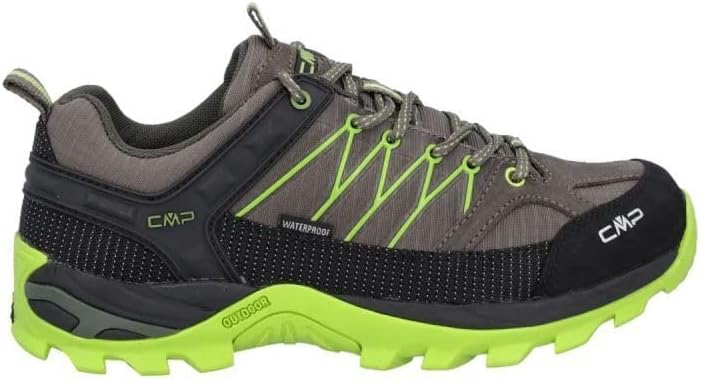 CMP Herren Rigel Low Shoe Wp Trekking-& Wanderhalbschuhe 44 EU Militare Moss, 44 EU Militare Moss