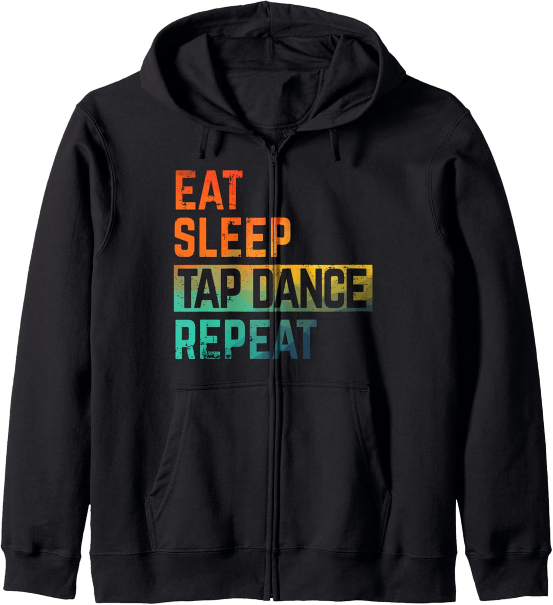 Tap Dance Eat Sleep Repeat Watercolor Kapuzenjacke