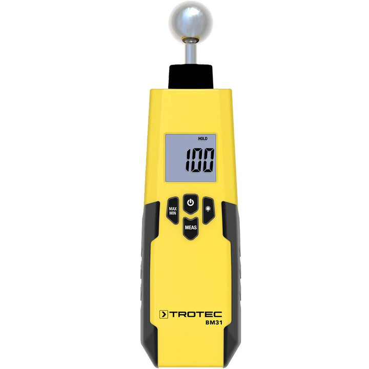 TROTEC Feuchtemessgerät Feuchteindikator BM31 Abschaltautomatik Messen Schimmel Feuchte Wände