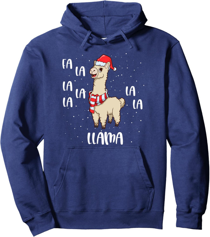 Weihnachtslama - Fa La La Llama Pullover Hoodie