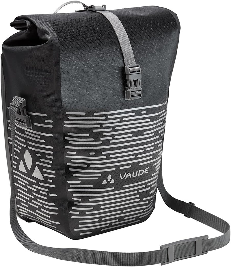 VAUDE Aqua Back Luminum Single II - 1 Hinterradtasche (24 Liter) - wasserdicht - Made in Germany Ein