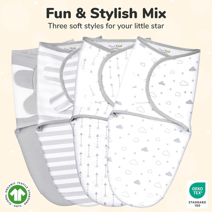 Mama Cheetah Baby Swaddle Sack, Bio-Baumwolle Swaddle Decke, verstellbare Swaddle Schlafsäcke, einfa
