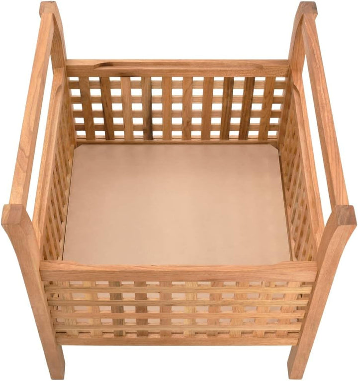 vidaXL Walnussholz Massivholz Sitzbank mit Stauraum Kissen Flurbank Sitztruhe Truhenbank Holzbank Ba