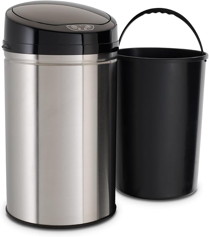 Echtwerk Abfalleimer, Mülleimer mit Sensor, elektrischer Müllbehälter, Infrarot Bewegungssensor, Kor