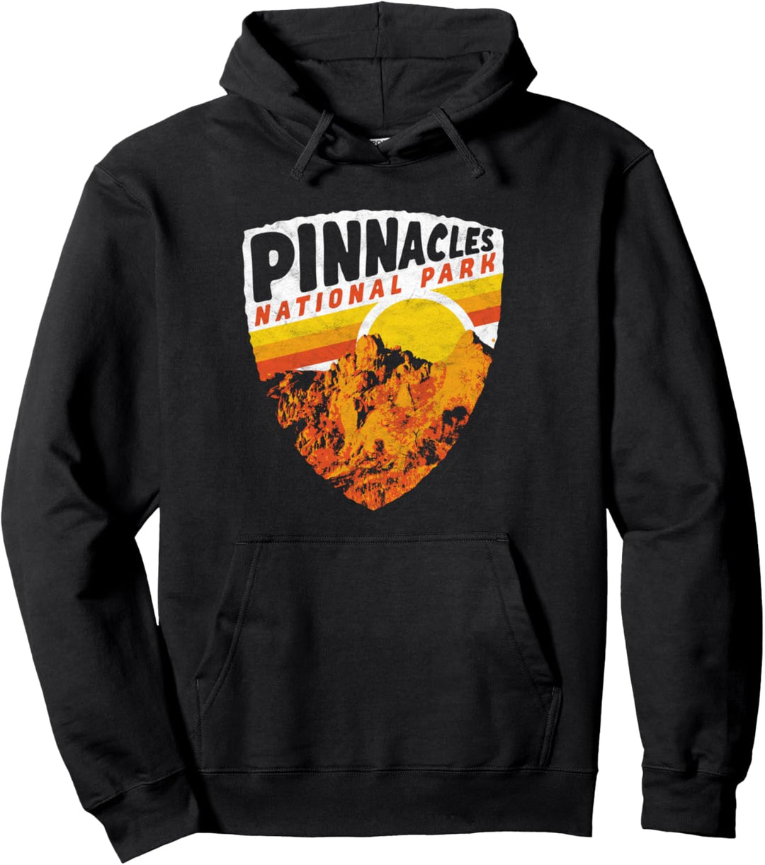 Vintage Pinnacles National Park Retro Pullover Hoodie