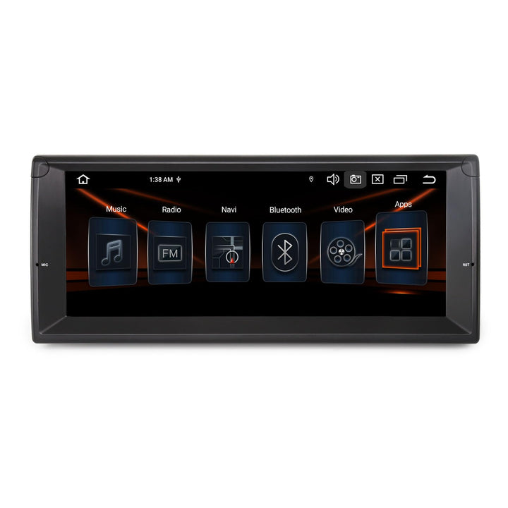 ERISIN 8-Kern 4GB+64GB 10,25 Zoll Android 14 Autoradio Bluetooth für BMW 5er E39 M5 GPS Navigation m