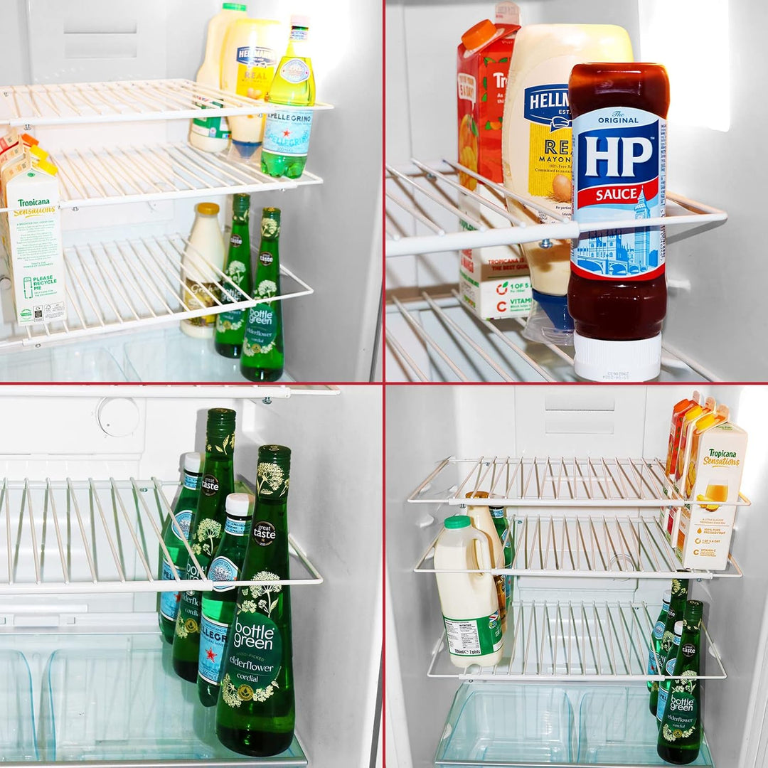 Spares2go Universal Kühlschrank Gefrierschrank Regal Verstellbar Kunststoffbeschichtet Ausziehbare A