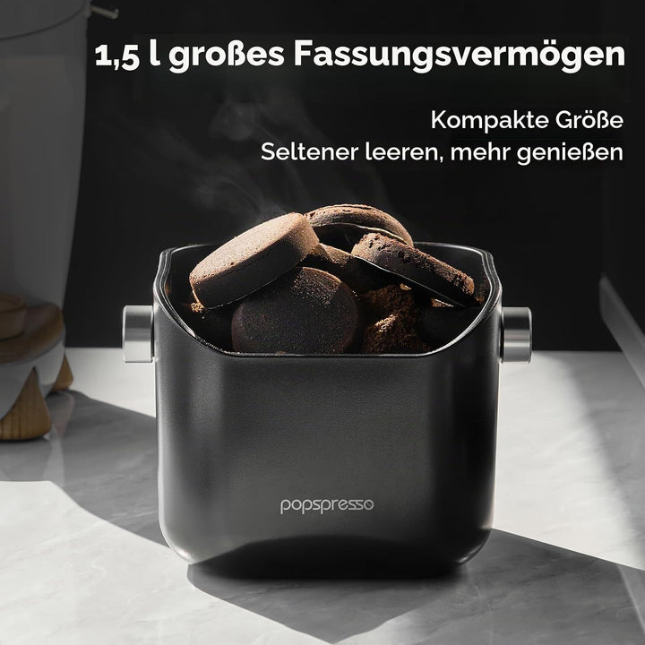 Espresso-Ausschlagbehälter für Kaffeesatz, Barista-Werkzeug mit verbesserter Handhabung, Kaffeeabsch