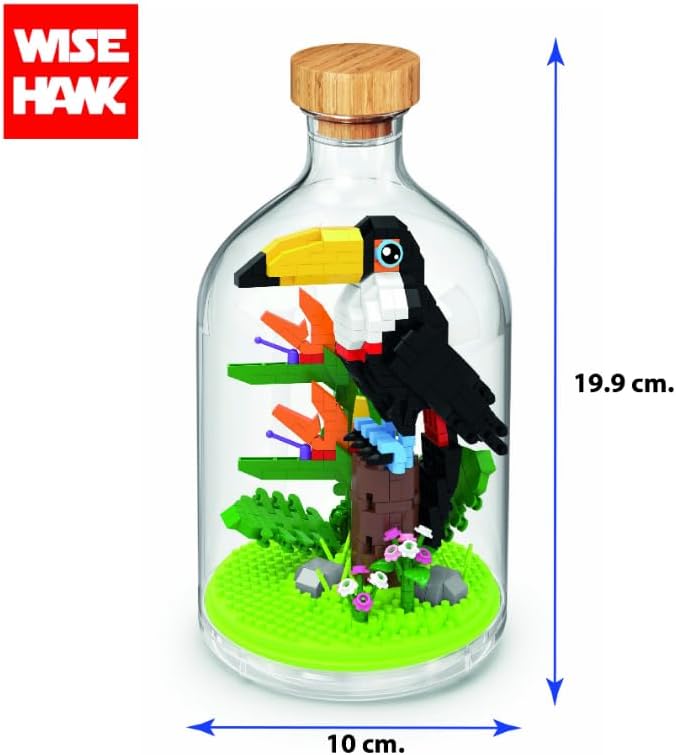 WiseHawk Bausatz mit Miniaturblöcken zum BAU von Insekten und kleinen Tieren. Inklusive Methacrylat-