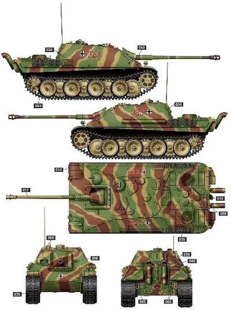 RYE FIELD Sd.Kfz.173 Jagdpanther G2 Roggenfeldmodell | RM-5031 - Deutsches Panzermodell im Massstab