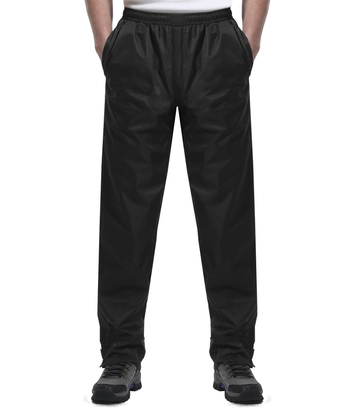 Coutyuyi Regenhose für Herren wasserdichte Leichte Winddichte | Atmungsaktive Outdoorhose und Versie