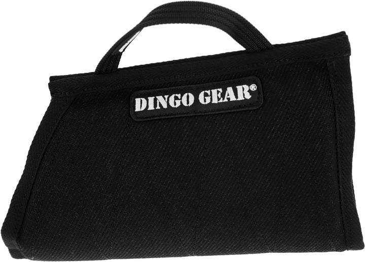 Dingo Gear Beisskissen,Beisswurst für Welpen aus Nylcot Schwarz Weich Hundetraining S00701, Schwarz